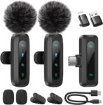Wireless Lavalier Microphone for iPhone, iPad, Android Phone