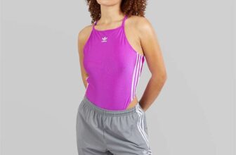 Womens 3-Stripes Adicolor Bodysuit Purple Burst