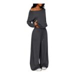 Womens Airport Outfits and Lounge Sets, 2-Piece Tracksuits and Loungewear