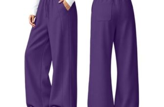 Womens Joggers Sweatpants with Pockets Elastic Waist Lounge Wear