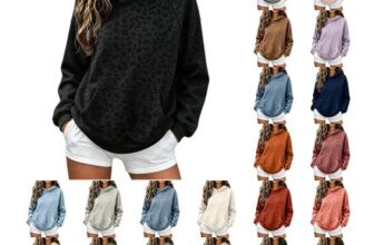 Womens Leopard Print Hoodies, Oversized Cheetah UK