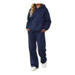 Womens Oversized Tracksuit Set: Hoodie and Sweatpants
