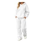 Womens Oversized Tracksuit Set Hoodie and Sweatpants 2-Piece
