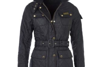 Womens Polar Windproof Long Sleeve Slim Fit Quilted Jacket