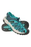 Womens Seaside Drainage Outsole Mountain Warehouse Shandals – Teal / Purple