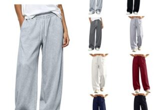 Womens Straight-Leg Joggers with Pocket