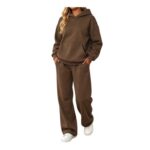 Womens UK Tracksuit Set, Oversized Hoodie and Sweatpants, Lounge Wear