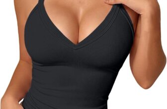 Womens Vest Tops UK with Built in Bra Racer Back Sleeveless Gym Tank Tops