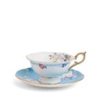 Wonderlust Apple Blossom Teacup and Saucer
