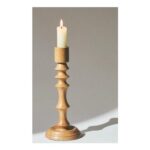 Wooden Candlestick