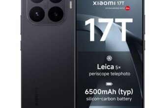 XIAOMI 17T Smartphone 12256GB Black 6.59 120Hz Display