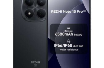 XIAOMI REDMI Note 15 Pro 5G Smartphone 12GB 512GB Black 6580mAh IP66/IP68 Sold By Amazon EU