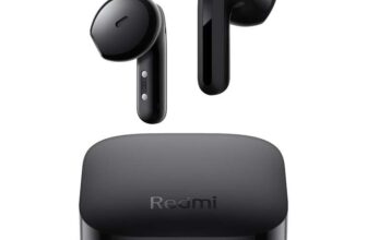 XIAOMI Redmi Buds 6 Active Wireless Earbuds, Clear Calls Dual Mic, Bluetooth 5.4, 30-Hour Battery, Lightweight, Black