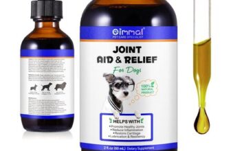 XINSZLIN Dog Joint Aid with Glucosamine, Bacon Flavor Drops