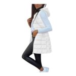 YBEBEWE Womens Puffer Vest Jacket Warm Lightweight Packable