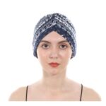 YEHUDAF LEE Chemo Headwear: Soft Elastic Turban for Women