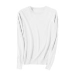 YGERGWE Fall Womens Knitted Crew Neck Pullover