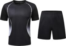 YOUTHUP Mens Quick Dry Loose 2 Piece Tracksuit Set