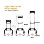 Yaheetech Aluminum Black Hand Trolley With Adjustable Handle Free P&P Clubcard