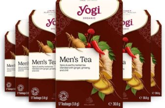 Yogi Mens Tea Organic Herbal Tea 6 Boxes 102 Tea Bags