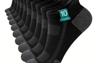 YouShow Cotton Trainer Socks 10 Pairs Ankle Sports Socks for Men & Women