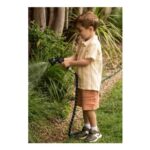 Younger Boys Rust Stripe Cheesecloth Shirt & Shorts Set