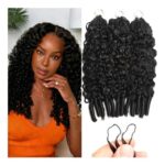ZIYANGBABA Feather Crochet Burmese Curly Hair for Black Women