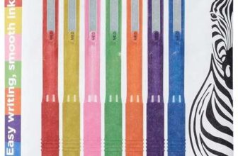 Zebra Z-Grip Rainbow Barrel Smooth Retractable Ballpoint Pens (Pack of 7)