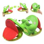 ZenDecor Frog Toss and Catch Ball Set with 2 Launchers