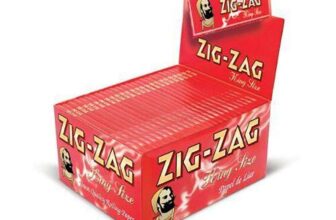 Zig Zag Red King Size Rolling Papers – Box of 50 Booklets – Sold by Blyme FBA