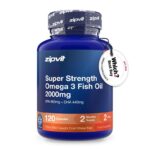 Zipvit Omega 3 Fish Oil 2000mg – EPA 660mg DHA 440mg – 120 Softgel – Sold by Zipvit / FBA