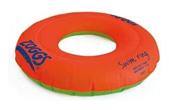 Zoggs Kids Inflatable Float Ring, Orange, 3-6 Years