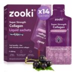 Zooki Marine Collagen 11,000mg Liquid Sachets, Blackcurrant – £19.19 S&S Voucher