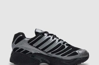 adidas Adistar Control 3 Sneakers in Black / Silver, Sizes 3-9