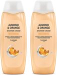 by Amazon Almond & Orange Shower Cream, 2 x 500ml