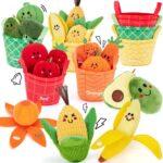 hahaland Baby Sensory Toys 6-9-12 Months – 16PCS Fabric Plush Play Food – Sold by Hahaland Toys / FBA