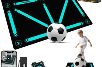 hykoiuu Children Football Training Mat with Videos for Ball Control, Dribbling and Footwork – Sold by Hykoiuu FBA