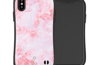 iFace First Class Marble Custodia Rigida iPhone X/XS Rosa Marmorizzata