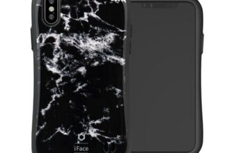 iFace Marble Series Custodia per iPhone X/XS Nero Marmorizzata
