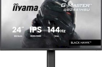 iiyama G-MASTER Black Hawk GB2441HSU-B1 24 Class Full HD Gaming LCD Monitor 16:9 – Matte Black (w/Coupon)