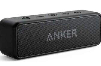 soundcore Anker 2 Portable Bluetooth Speaker, 12W Stereo, Black BassUp, IPX7