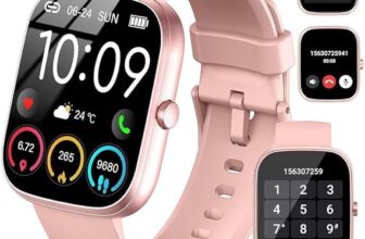 uaue Smart Watch for Women, 2026 New BT5.4 Answer/Make Calls Smartwatches 1.91 HD Fitness Watch with Heart Rate/Sleep Monitor/Step Counter, IP68 Waterproof 110 Sports Activity Tracker