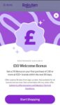 £10 Cashback from first purchase when you spend £20