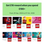 £10 Reward When You Spend £100 on LEGO eGift Card