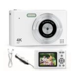 1080P FHD 48MP Mini Vlogging Camera, 16x Zoom