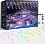 10M Icicle Lights, 320LED Outdoor String Light Multicolour
