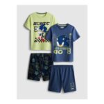 11-12 Years Only 2pk Sonic the Hedgehog Short Pyjamas