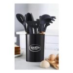 11 Pcs Silicone Kitchen Utensil Set Nonstick Cookware Kitchenware Set