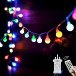 120LED Fairy Lights Plug in, 12M/39ft Globe String Lights