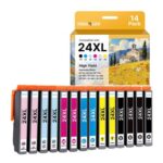 14-Pack 24XL Ink Cartridges for Epson 24/24XL